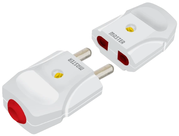 Male & Female ABS White Heatproof