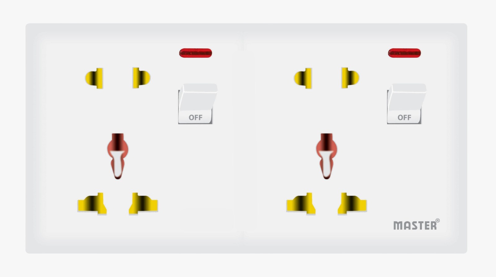 Double Light Plug 7in1 Bakelite