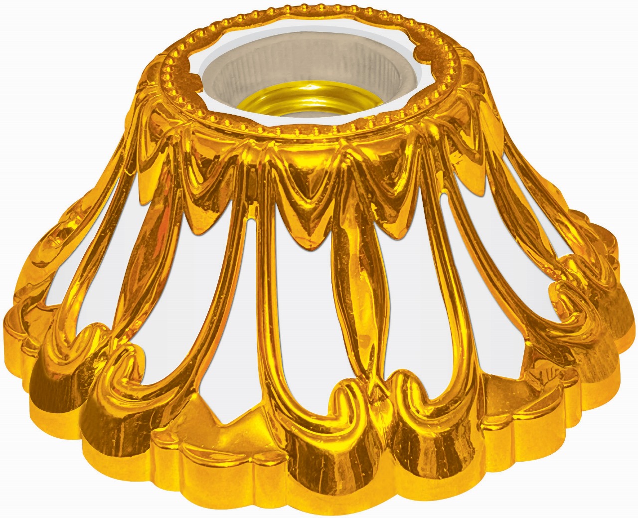 Button holder Fancy Golden