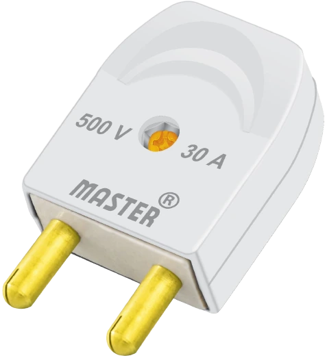 2-Pin Shoe Solar White Heatproof 30A
